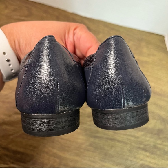 Abella Sparkler Midnight Blue Loafer Flats Size 6.5 - Picture 8 of 15